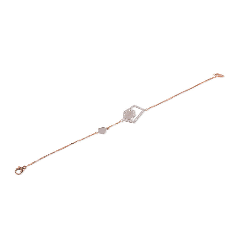 Solid Gold 0.3ct Natural Diamond Bracelet