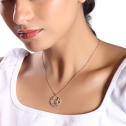 Solid Gold 0.24ct Natural Diamond Turtle Starfish Sealife Charm Necklace