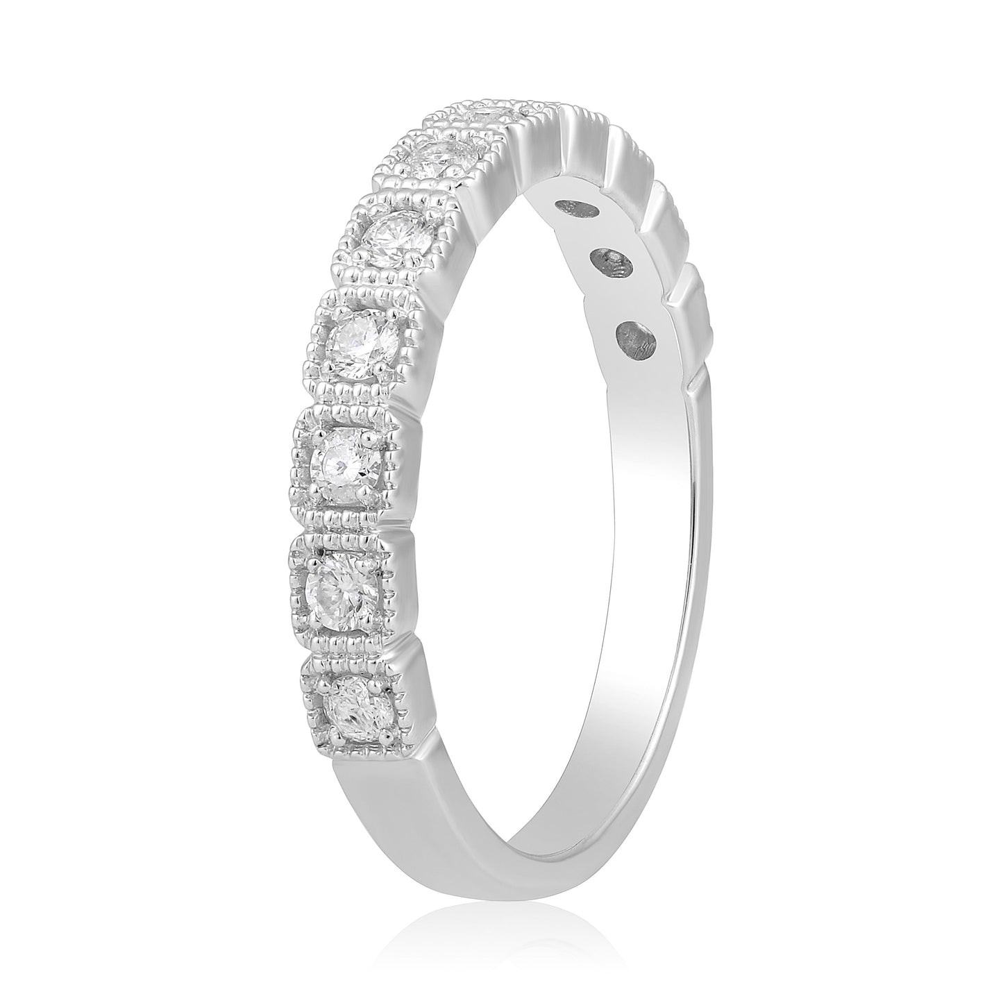 Solid Gold 0.3ct Natural Diamond Band Ring