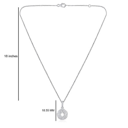 Solid Gold Natural Diamond Star Shield Pendant Necklace
