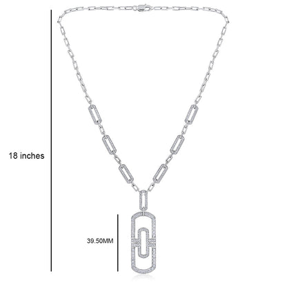 2.5ct Natural Diamond Solid Gold Y-Drop Necklace