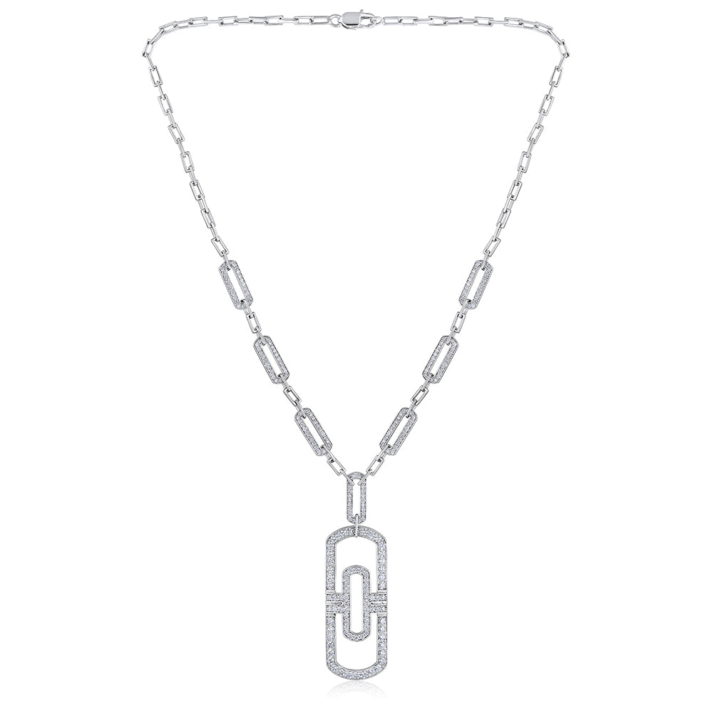 2.5ct Natural Diamond Solid Gold Y-Drop Necklace